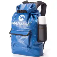 PVC Waterproof Dry Bag 22L Outdoor Foldable Trekking Bag Beach Swimming Bag Rafting River Ocean Backpack
