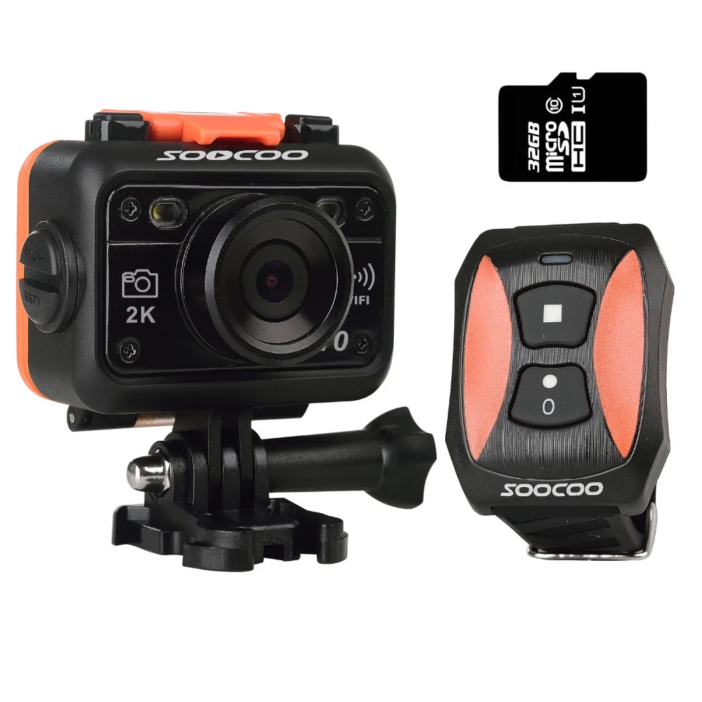 SOOCOO S70 2K Wifi NTK96660 Waterproof Sports video Camera 170 Degree