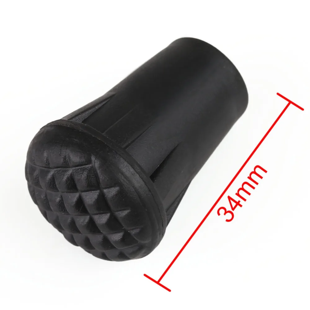 12X Wearable Rubber Tip End Cap Hammer Trekking Pole Walking Hiking