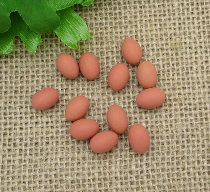 

20Pcs Coffee Eggs Resin Decoration Crafts Flatback Cabochon Scrapbook DIY Embellishments Accessories Buttons
