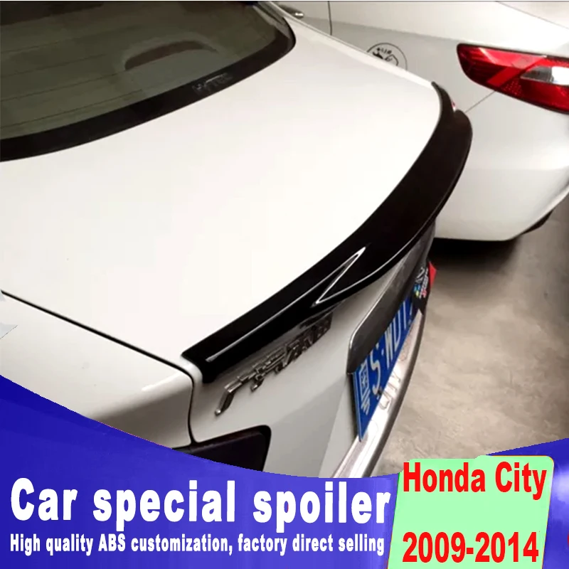 Для honda city 2009 2014 модификация направления ветра высококачественный спойлер