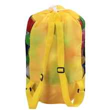 Пляжная сумка из сетки игрушка Tote Drawstring пляжный рюкзак для путешествий пляж аквапарк супермаркет