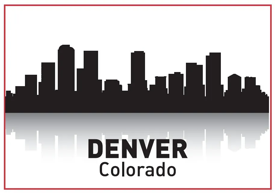 

Colorado Denver Skyline Souvenir Fridge Magnets 20296