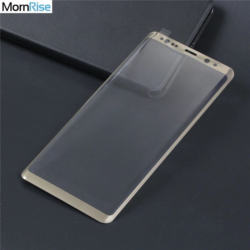 

2pc Tempered Glass Film For Samsung Note 8 / 9 Screen Protector 3D Curved Full Protective Glass For Samsung Note 10 / 10+ 9H