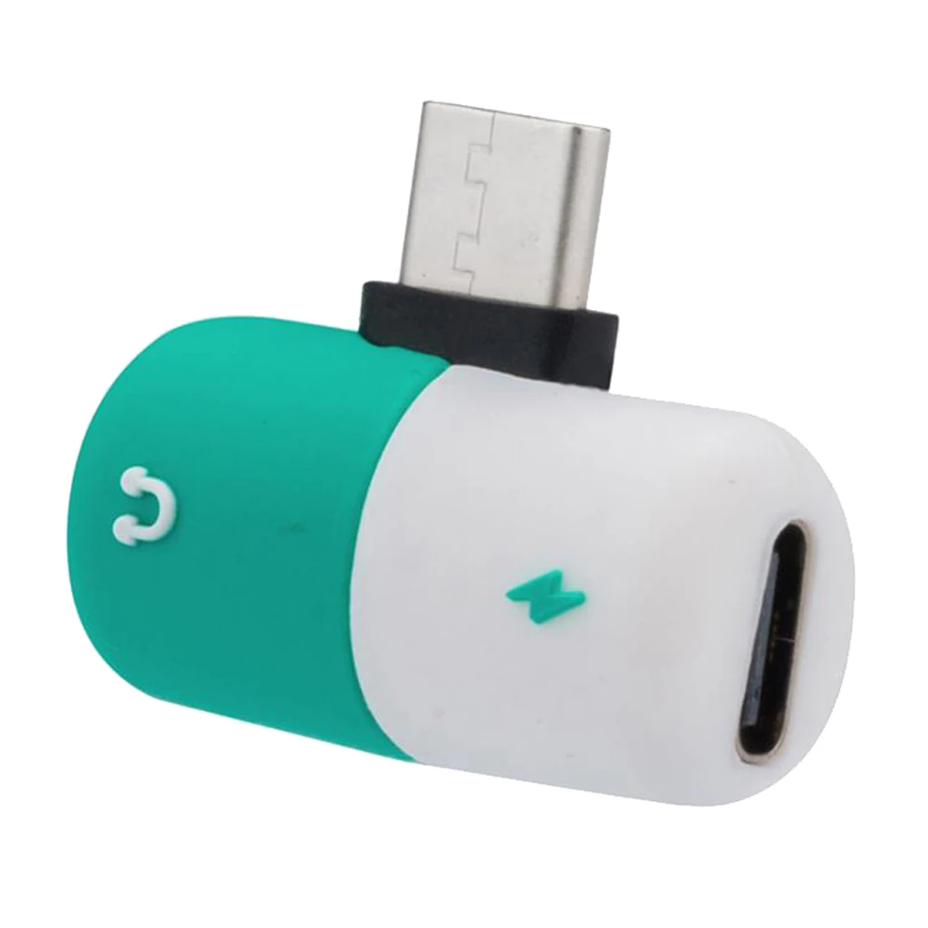 Капсульные таблетки 2 в 1 USB C Type c для наушников аудио и зарядное устройство