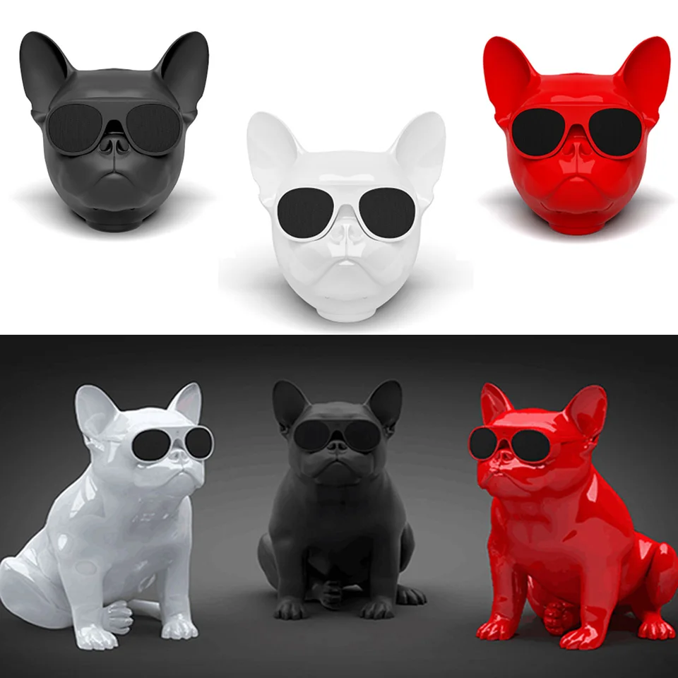 Aerobull Nano Portable Bass Wireless Speaker Bulldog Bluetooth Speakers Touch Control Function(Red / Black / White) Aerobull Nano Portable Bass Wireless Speaker Bulldog Bluetooth Speakers Touch Control Function(Red / Black / White)