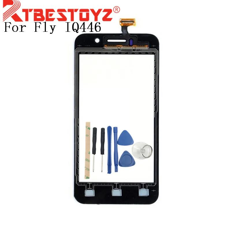 Сенсорная панель RTBESTOYZ IQ 446 внешнее стекло для Fly IQ446 Magic сменный сенсорный экран с
