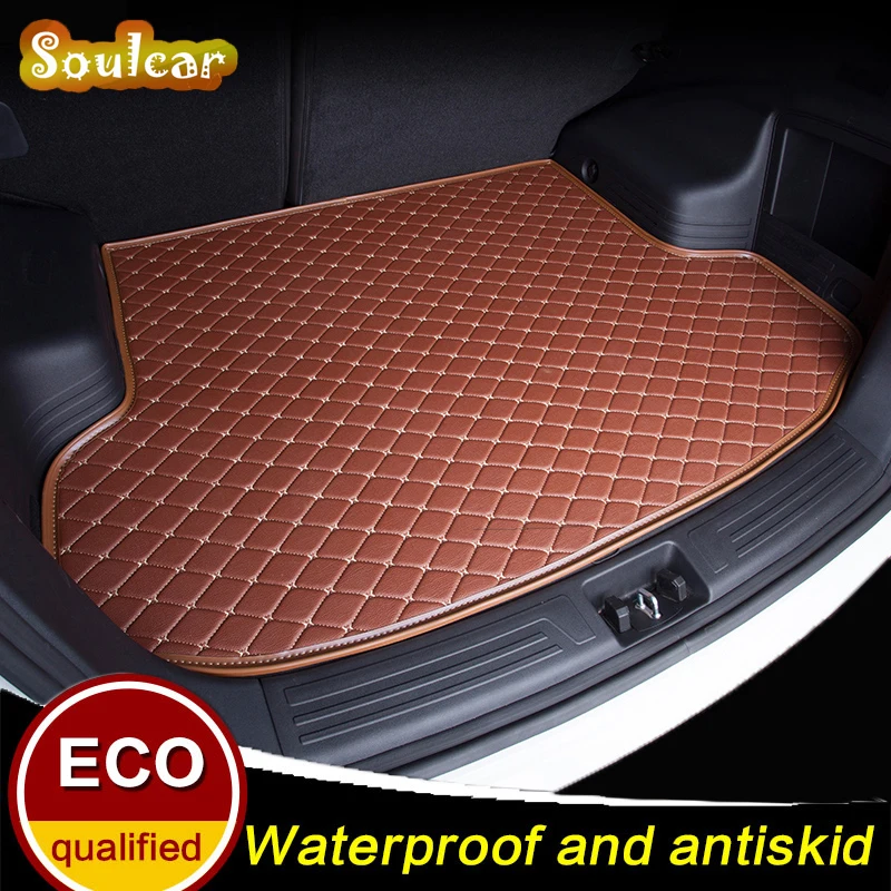 Leather Car trunk mats for Mercedes Benz GL GLC GLE GLS C218 CLK C203