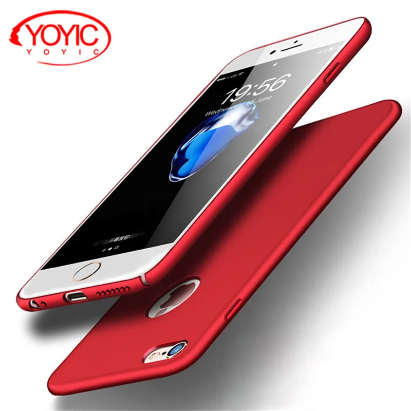 

YOYIC Phone Cases For iPhone X 8 8 Plus 5 5S Case Luxury Hard Back Plastic Matte Cover Cases For iPhone 7 7 Plus 6 6s Plus Case