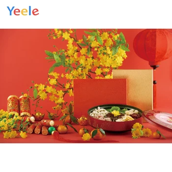 

Yeele New Year Photocall Chinese Elements Flowers Photography Backdrops Personalized Photographic Backgrounds For Photo Studio