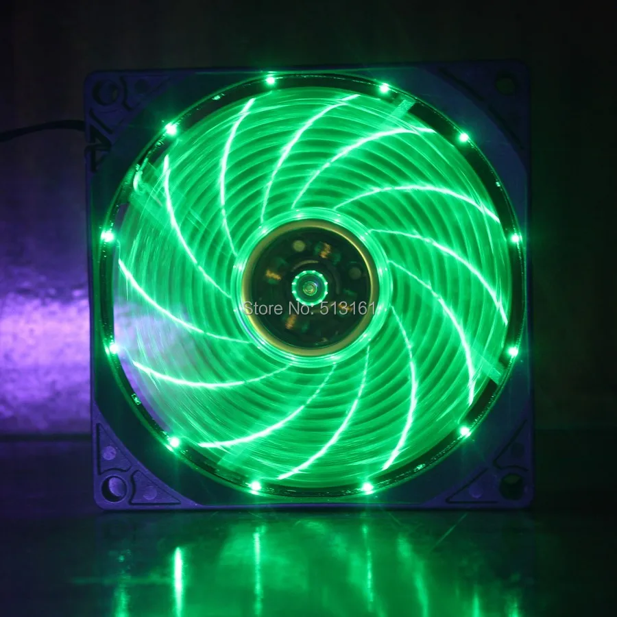 

1 Piece 15 Green LED 12V 3Pin 92mm 9225S 92x25mm Computer PC Case Cooler DC Cooling Fan