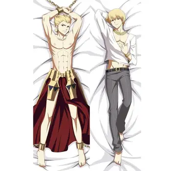 

New Japanese Cool Anime Pillowcase Fate/Zero Gilgamesh Throw Otaku Dakimakura Gift Bedding Hugging Body Pillow Case 150x50 CM