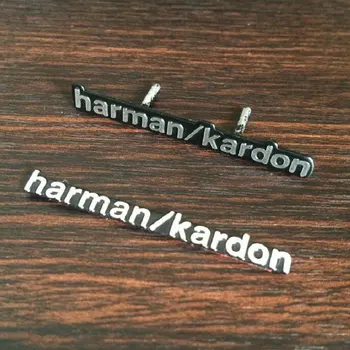 

KUNBABY 50PCS 3D Harman/Kardon Hi-Fi Speaker Stereo Speaker Aluminum Badge Emblem Harman Kardon Sticker Car Accessories Styling