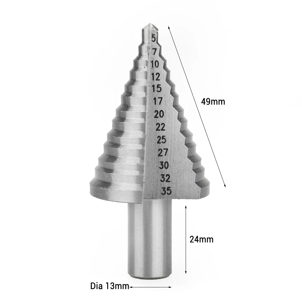 NEWACALOX 5-35 мм HSS сталь большой шаг дерево Металл Бурение 13 шагов сверла электроинструменты аксессуары