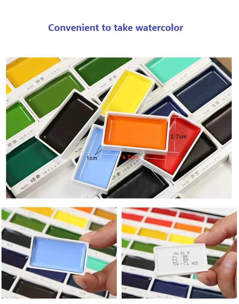 Günstig Kuretake Hohe qualität solide aquarell farben 12 18 24 36 farben kunst liefert