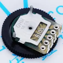 Одноместный горшок 1K 10K 20K 50K B102 B103 B203 B503 16*2 мм 3Pin переключатель громкости шестерни диск потенциометра x 100 шт