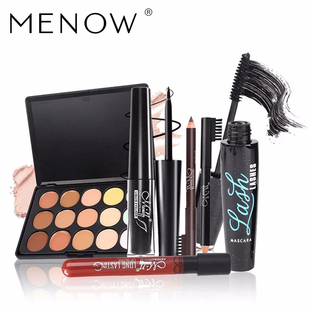Makeup Set Concealer cream Lengthening Mascara Sexy Lip Gloss