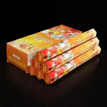 84 шт./большая коробка Milflores ладан палочки для ароматерапии йоги чакра Освежающая очищающая натуральная палочка ладан Тибетский ладан палочка