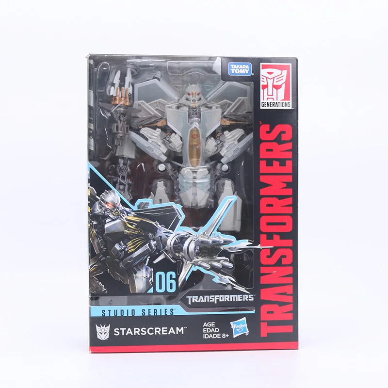 starscream 17 см Трансформеры игрушки студийная серия 05 Voyager класс фильм 2 Оптимус Прайм класс Voyager Коллекционная модель куклы - Цвет: starscream