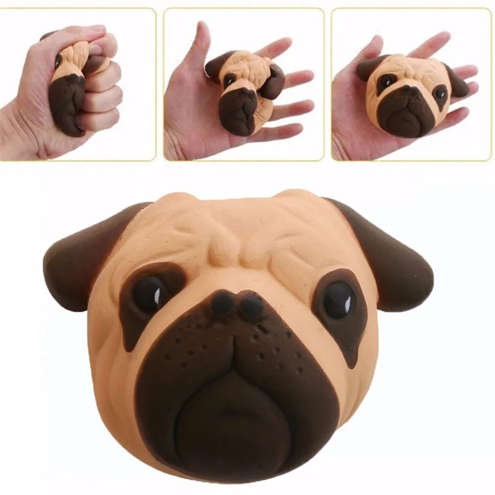 11*8cm Kawaii Squishy Dog Animal Slow Rising Squeeze Stress Relieve Pug