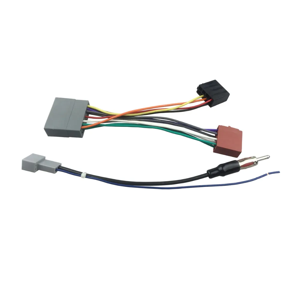 for Honda Civic 2006 2011 ISO Wiring Harness+Antenna Aerial Adaptor Connector Stereo GPS Installation -in Cables, Adapters & Sockets from Automobiles ...