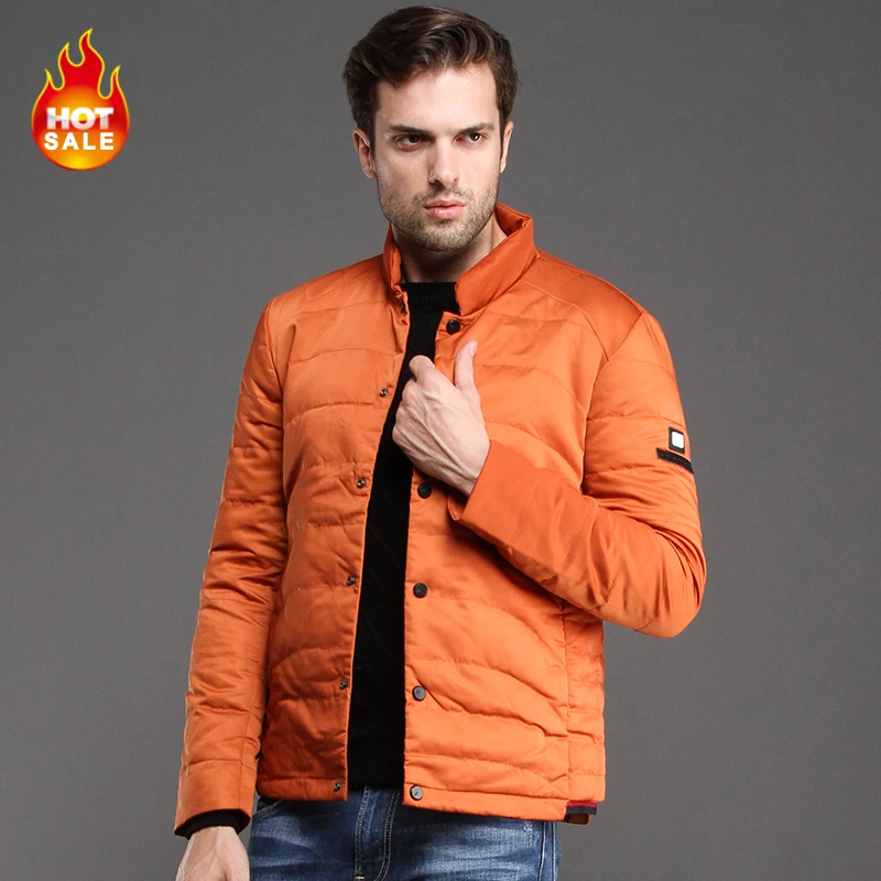 Zlshijia Fashionable&casual Down Jacket Slim Fashion Coat Zipper Male
