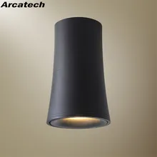 5 Вт 7 Вт светодиодный COB Точечный светильник AC85-265V светодиодный светильник для гостиной спальни светодиодный Современный домашний проходной серый черный белый корпус NR-84