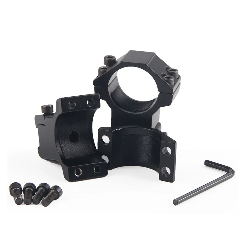 2pcs Rifle Tactical High Profile 25.4mm 1 Scope Rings 11mm Dovetail Rail Mount RL2-0008A (4)