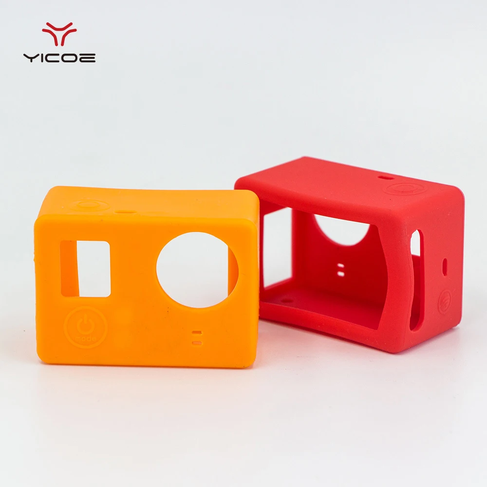 

Silicone Gel Rubber Protective Case Dustproof Skin Cover For Gopro Hero 4 3+ Go pro Action Sport Camera VP627
