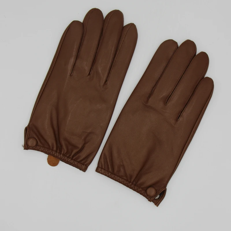 Harppihop перчатки мужской на весну и зиму из натуральной кожи короткие тонкие черные кожаные перчатки человек тренажерный зал Luvas вождение