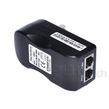 

48V0.4A PoE Injector Passive Adapter Wall Plug Smart Gigabit Power over Ethernetfor 802.3af Devices, 1000Mbps