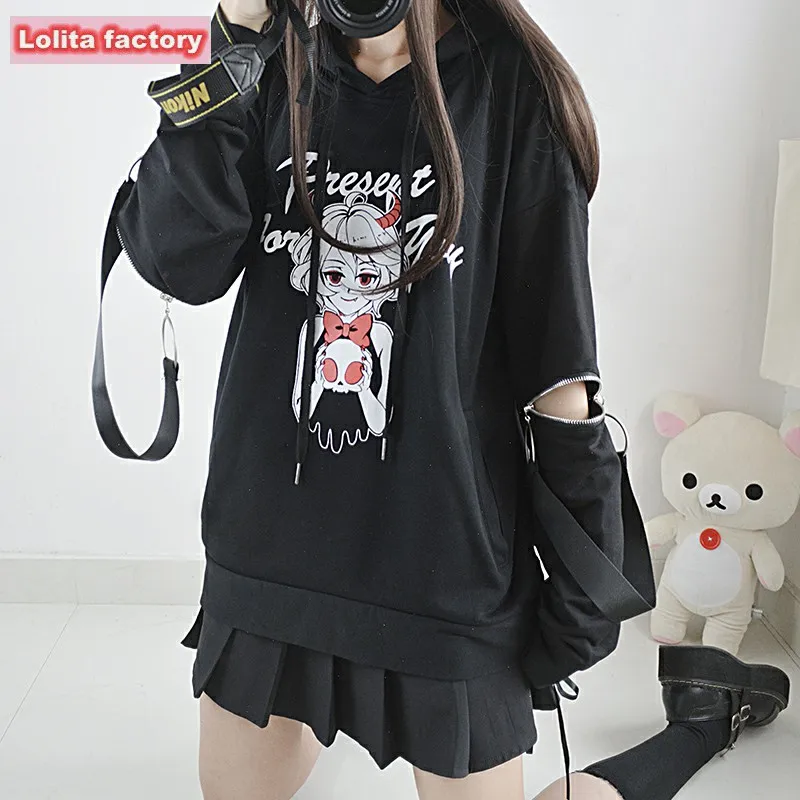 

Devil's Gift Guard Handsome Dark Zipper Stitching New Autumn and Winter Halloween of 2019 MY-T10