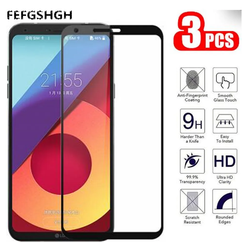 Vetro Temperato Per Lg Q6 Pellicola Proteggi Schermo Per Lg Q6 Glass Per Lg Q6A Q6 Plus M700N Pellicola Protettiva 3D A Copertura Totale