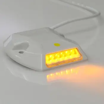 

IP67 12LED 0.36W Powered Tunnel Guidance Light LED Wall Mount Maker Lamp Plastic Engineering Safety Road Safety Road Stud Light