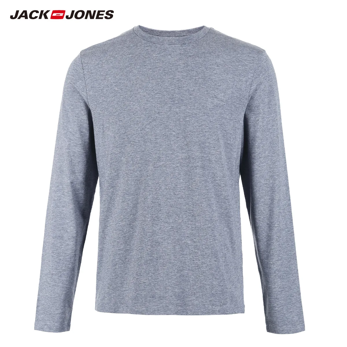 JackJones весна осень мужские топы с круглым воротником и длинными рукавами домашняя