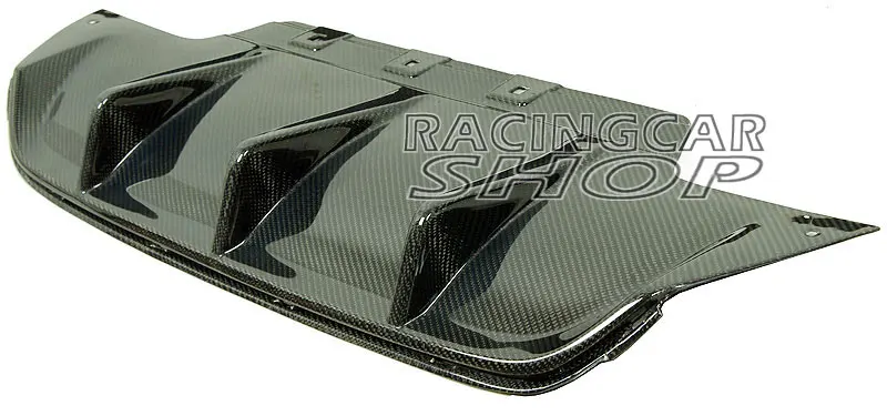 Real Carbon Fiber Rear Diffuser For BMW 6-Series F06 F12 F13 M6 M-Sport Bumper 2014UP