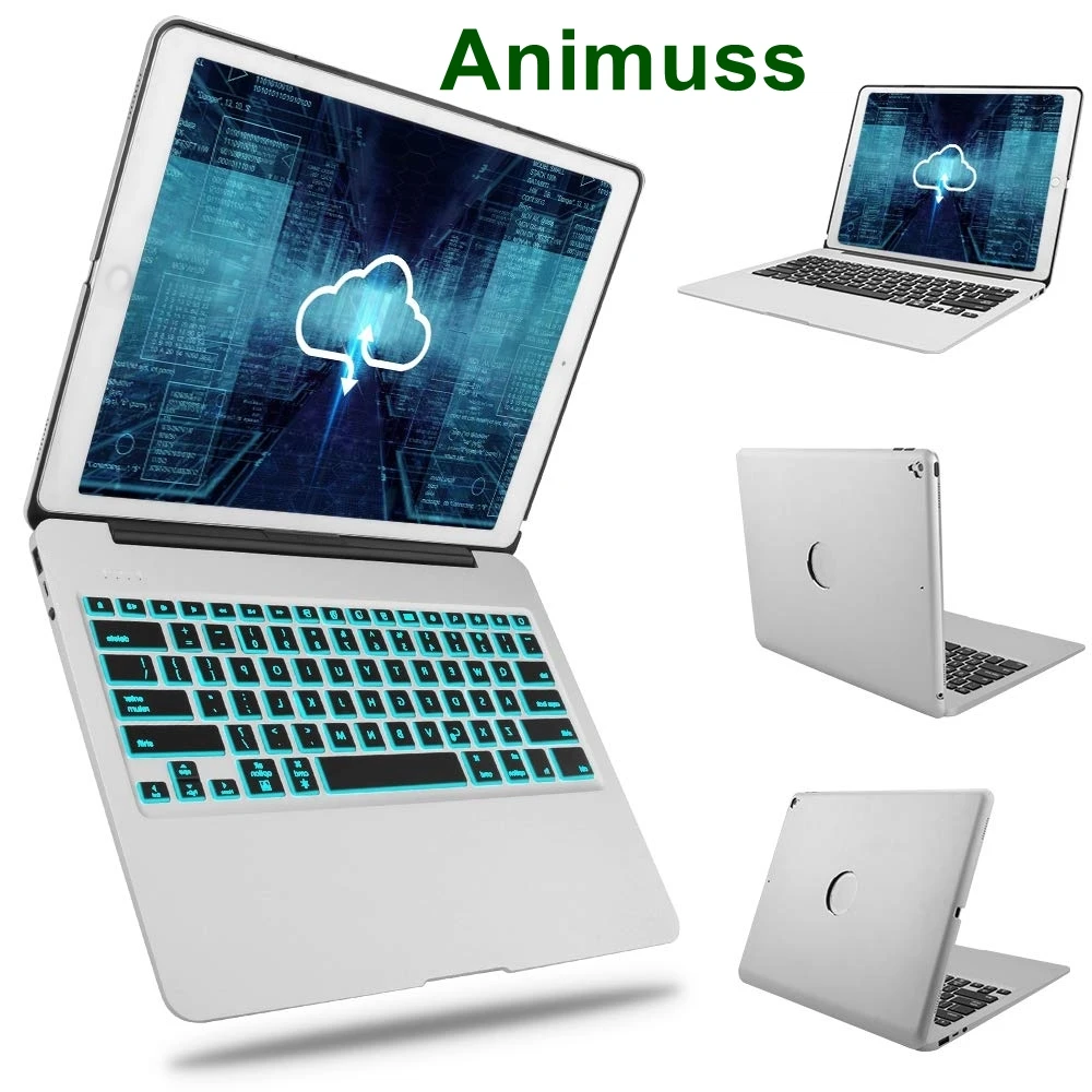 

ANIMUSS Factory high quality wireless folding bluetooth 3.0 keyboard case for tablet ipad pro 12.9 inch