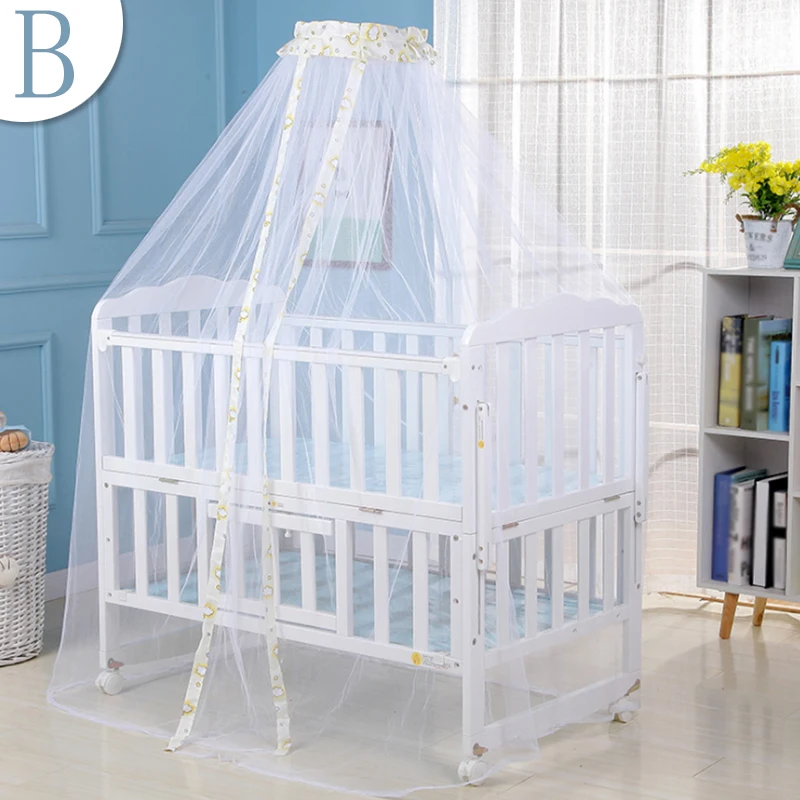 Детская кровать с противомоскитной сеткой летом защитить Колыбель висячий купол малыш новорожденный младенец постельные принадлежности
