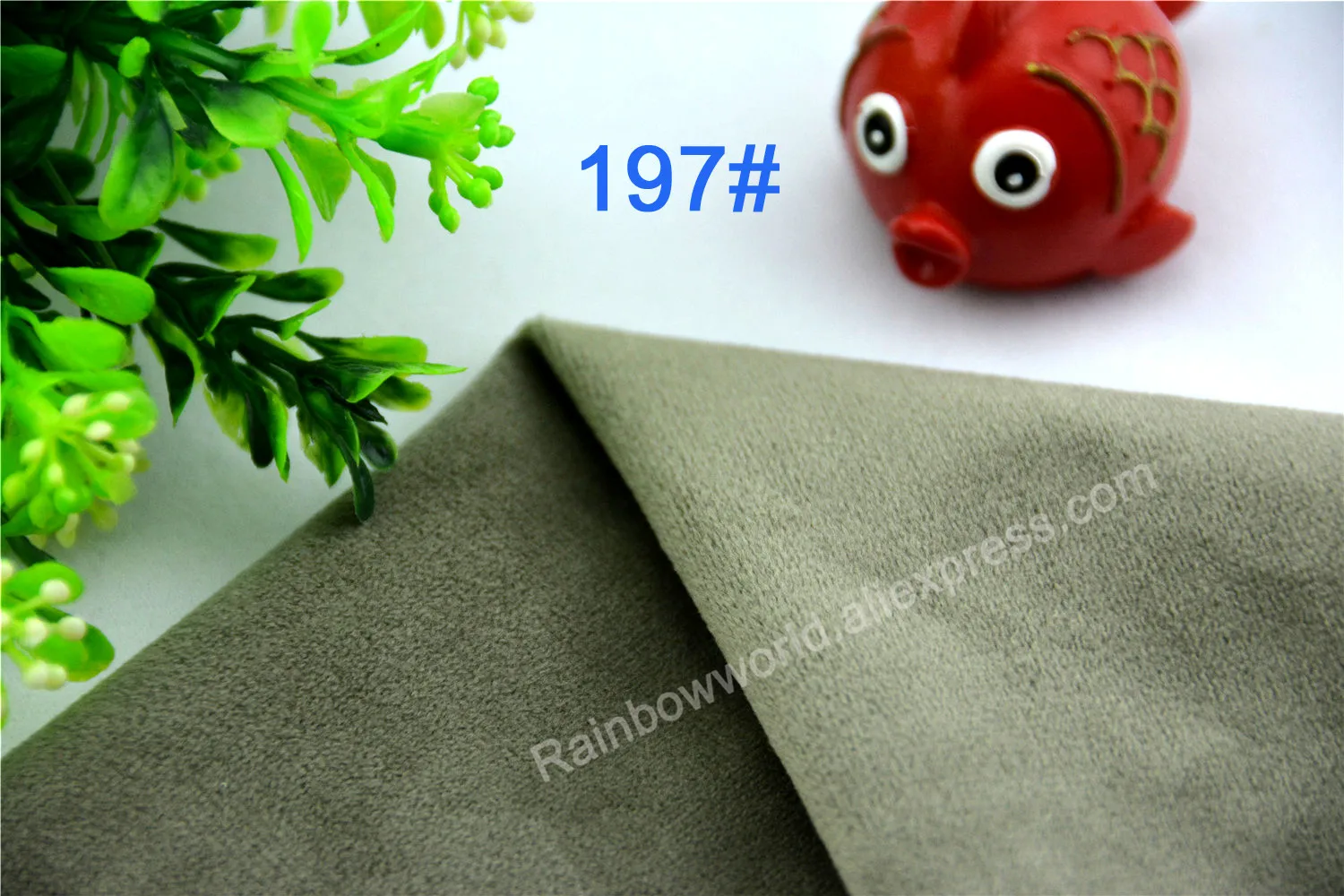 197 # серый цвет супер мягкие короткие волосы 0 5 1 мм флисовая ткань бархат