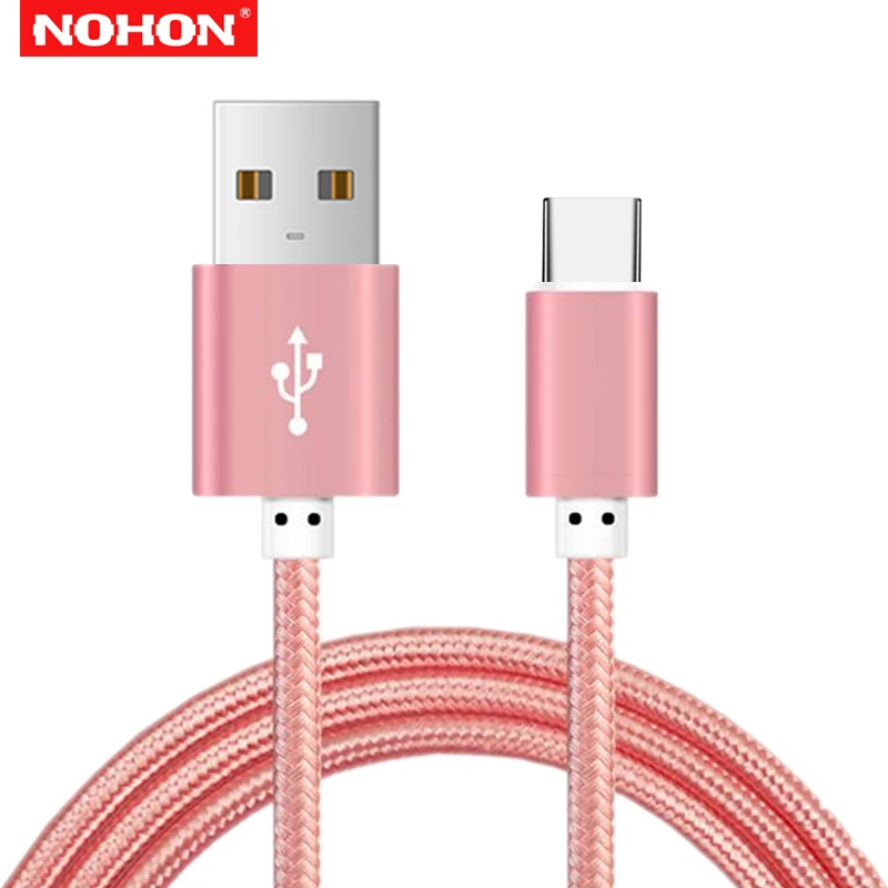 Кабель зарядный NOHON 3 м USB Type C для Xiaomi 5 6 8 9 Redmi Note7 OPPO Find X R17 Pro Samsung S8 S9 S10 Plus 2 м|Кабели