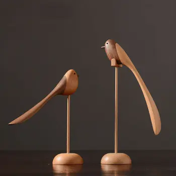 Two sizes of wood birds Modern minimalist Nordic imported solid wood bird living room TV cabinet soft decoration set home
Two sizes of wood birds Modern minimalist Nordic imported solid wood bird living room TV cabinet soft decoration set home