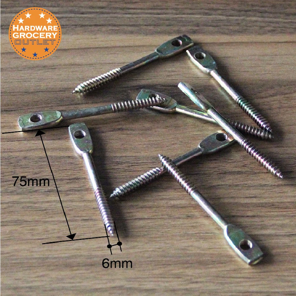 

SLEBWS BOLT,EYE,WOOD SCREW Choi zinc. iron 10pcs/pack