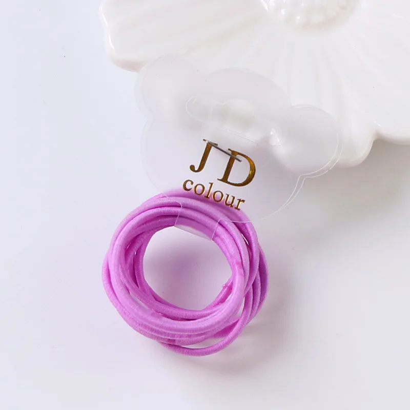 20pcs / lot Small Elastic Hair Bands Scrunchies for Kid Girl Hair Accessories Thin Hair Candy Colors Diameter 3cm baby accessories designer Baby Accessories