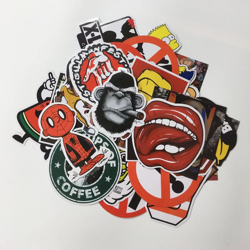 1 pcs Mixed funny hit stickers for stickers toy kids Home decor jdm laptop sticker decal