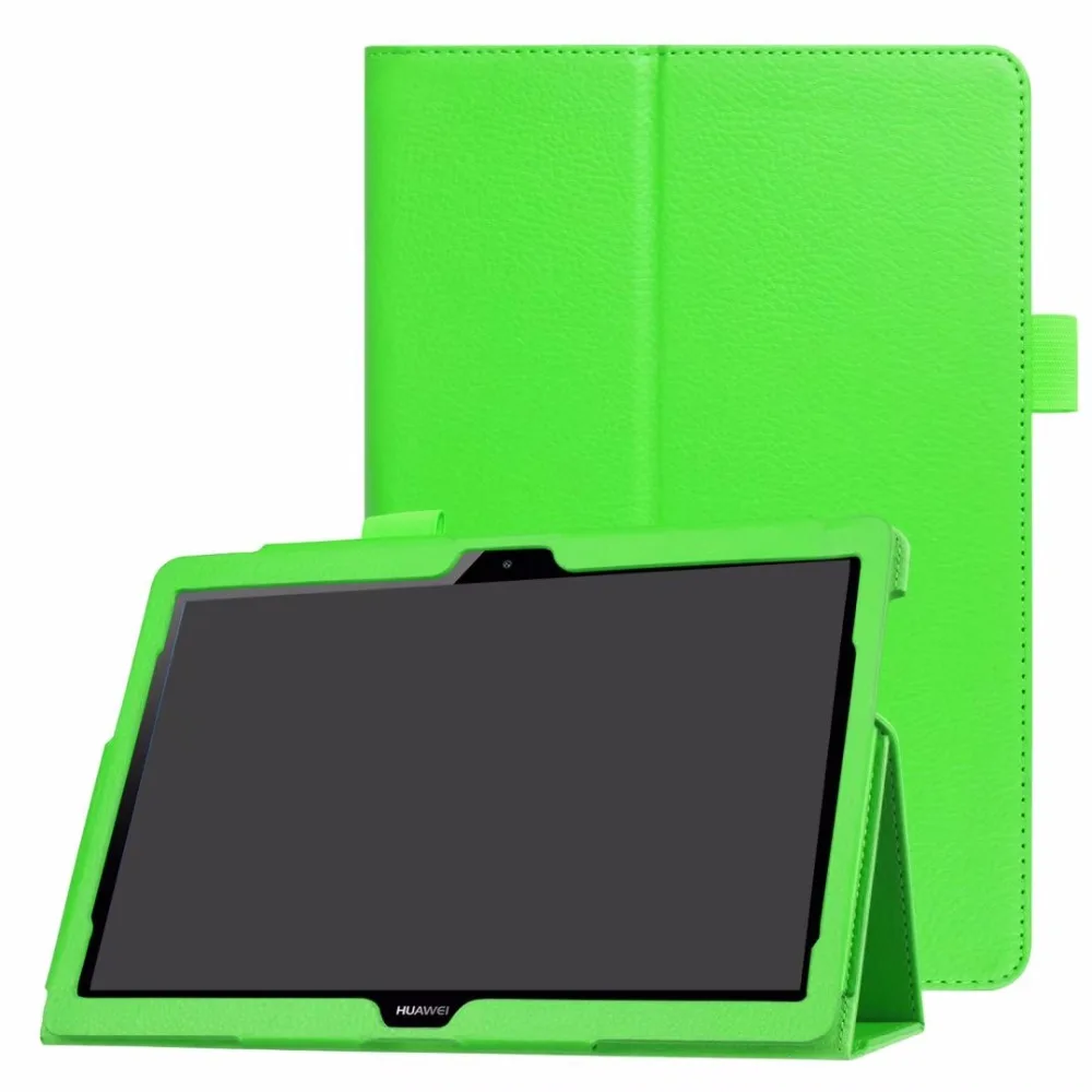 Ультра тонкая подставка литчи из искусственной кожи защитный чехол для huawei MediaPad T3 10 AGS-L09 AGS-L03 9,6 дюймов планшет