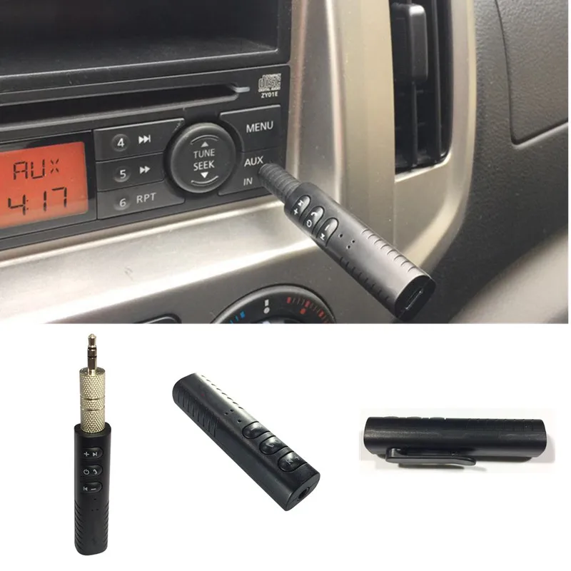 

Bluetooth audio receiver Universale 3.5mm Car Kit Bluetooth 4.1 Receiver Music Audio Receiver Adapter Speaker