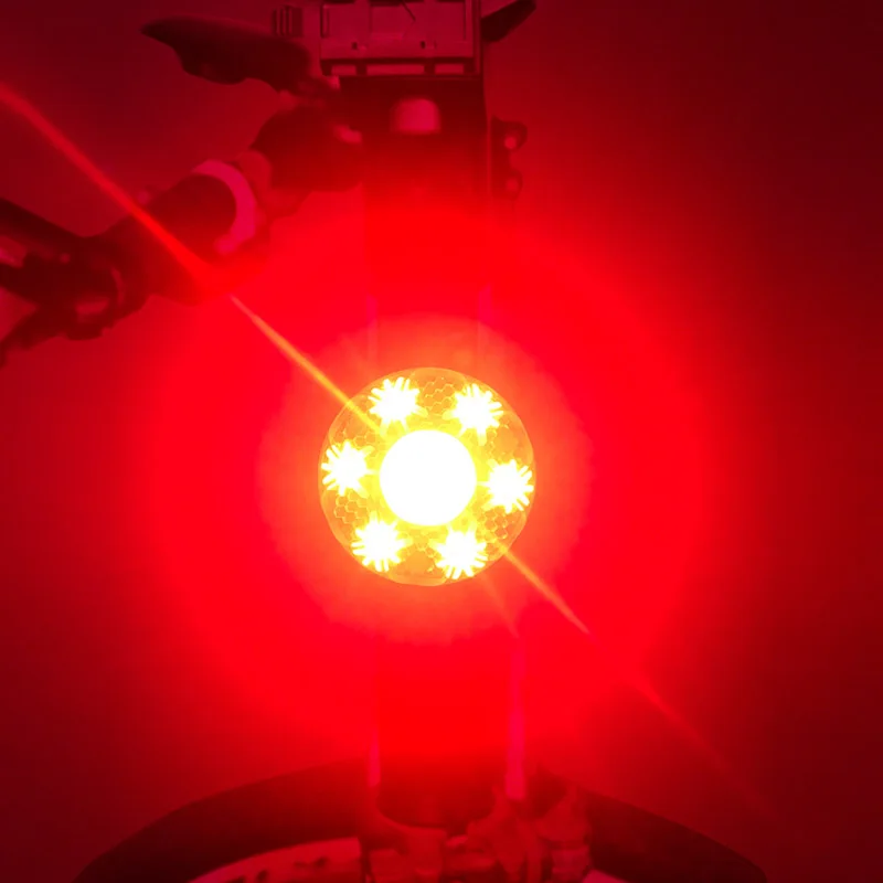 Meilan S1 USB велосипедный задний фонарь Мини 7LED 80Lm 350mAh 7 режимов Перезаряжаемый велосипед safelight ломающийся свет с g-сенсором