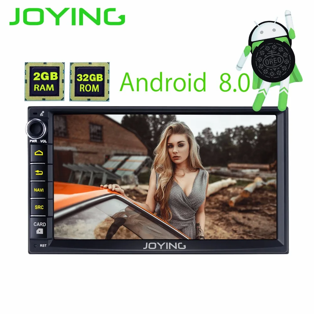 

JOYING car radio stereo multimedia player double 2 din android 8.0 GPS navigation universal Support Wifi carplay radio bluetooth