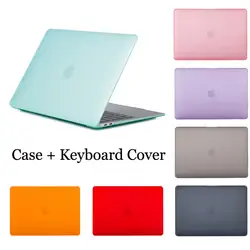 2019 Новый чехол для ноутбука Funda для Apple Macbook Air Pro retina 11 12 13 13,3 15 15,4 дюймов с сенсорной панелью + крышка клавиатуры