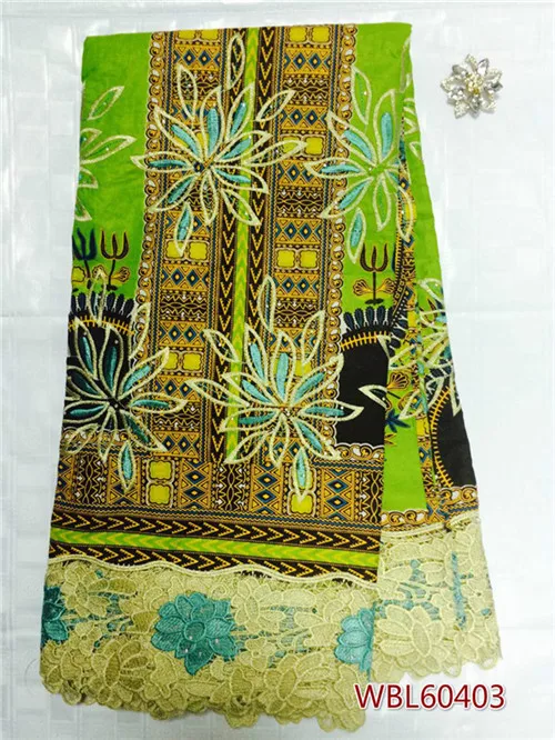 ducth wax with embroidery and stones hollandis wax mix polyester